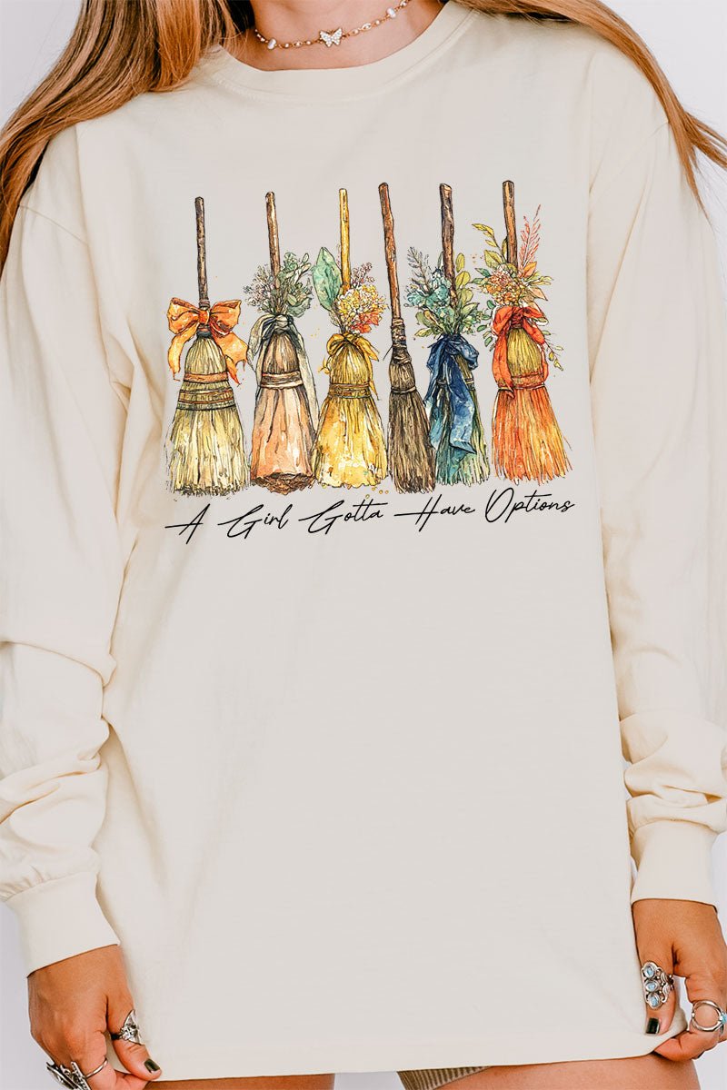 Broom Service Comfort Colors Heavyweight Long Sleeve T-Shirt - Wholesale Accessory Market