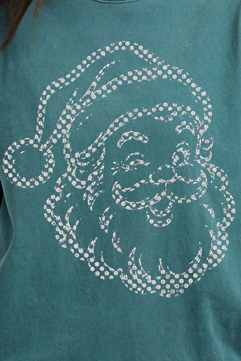 Classic Christmas Santa Comfort Colors Heavyweight Long T-Shirt - Wholesale Accessory Market