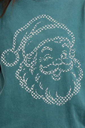 Classic Christmas Santa Comfort Colors Heavyweight Long T-Shirt - Wholesale Accessory Market