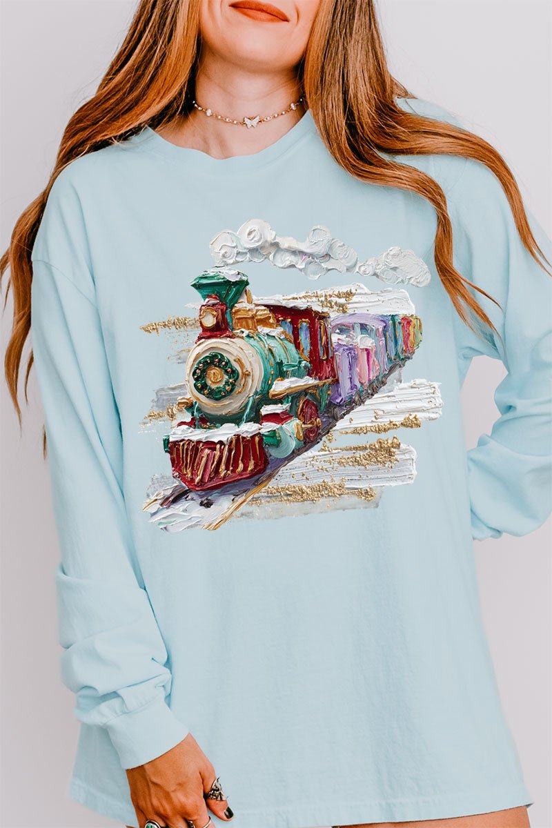 The Painted Train Comfort Colors Heavyweight Long Sleeve T-Shirt - Wholesale Accessory Market