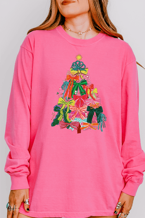 Ribbon On Top Comfort Colors Heavyweight Long Sleeve T-Shirt - Wholesale Accessory Market