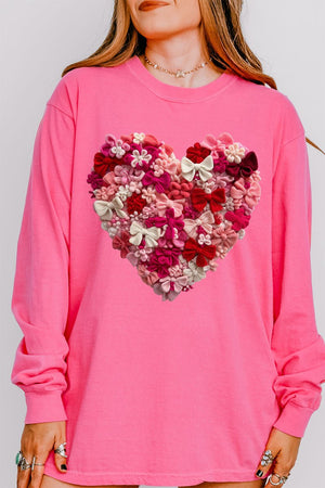Wrapped With Love Comfort Colors Heavyweight Long Sleeve T-Shirt - Wholesale Accessory Market