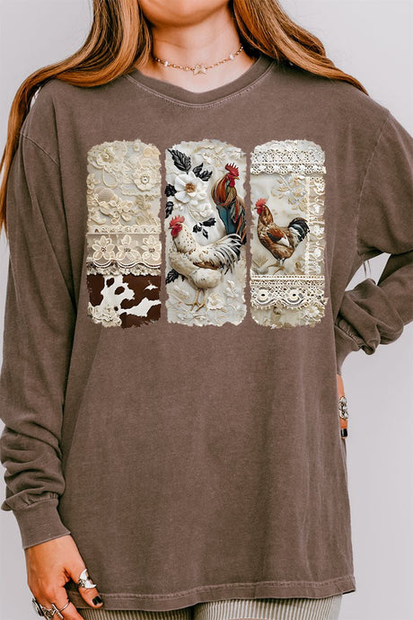 Chic 'n Lace Comfort Colors Heavyweight Long Sleeve T-Shirt - Wholesale Accessory Market