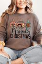 Howdy Horse Christmas Comfort Colors Heavyweight Long T-Shirt - Wholesale Accessory Market