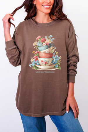 Let's Go Thrifting Comfort Colors Heavyweight Long T-Shirt - Wholesale Accessory Market