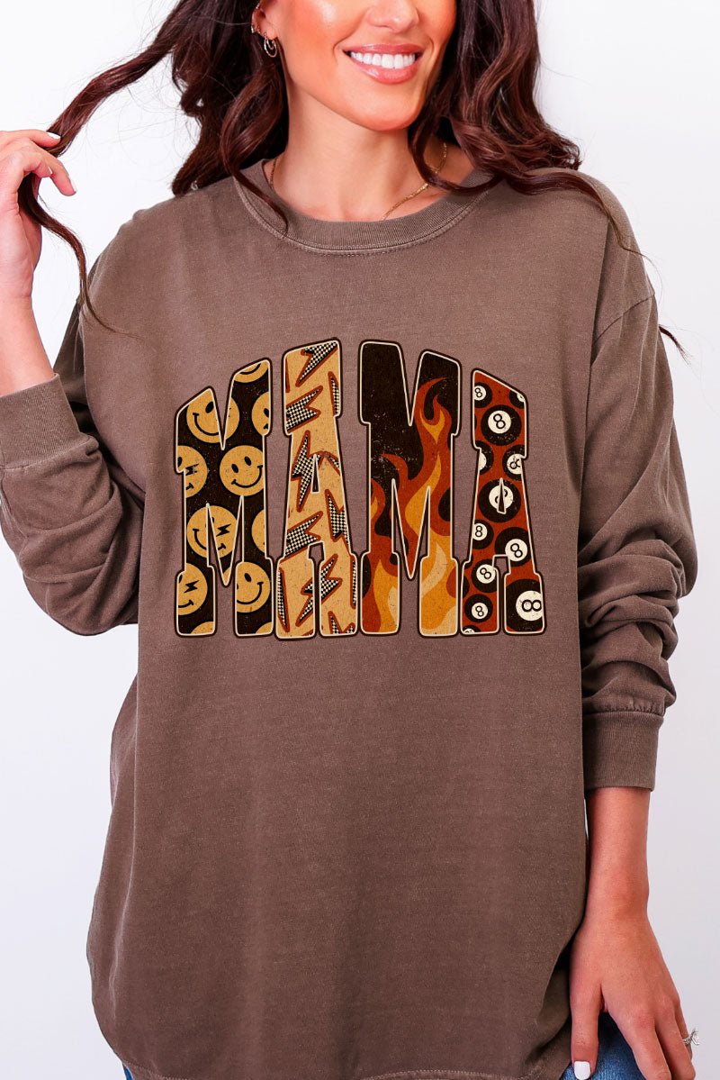 Mama Remix Comfort Colors Heavyweight Long Sleeve T-Shirt - Wholesale Accessory Market