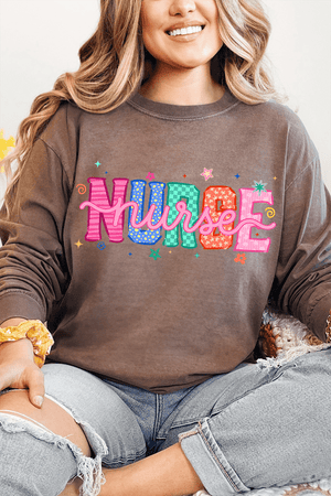 Nurse Energy Comfort Colors Heavyweight Long T-Shirt - Wholesale Accessory Market
