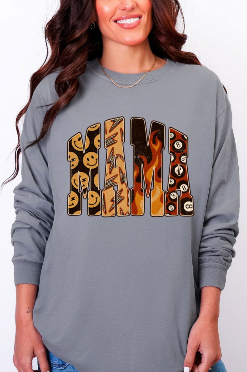 Mama Remix Comfort Colors Heavyweight Long Sleeve T-Shirt - Wholesale Accessory Market