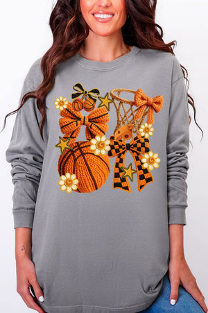 Faux Yarn Shoot For The Hoop Comfort Colors Long Sleeve T-Shirt - Wholesale Accessory Market
