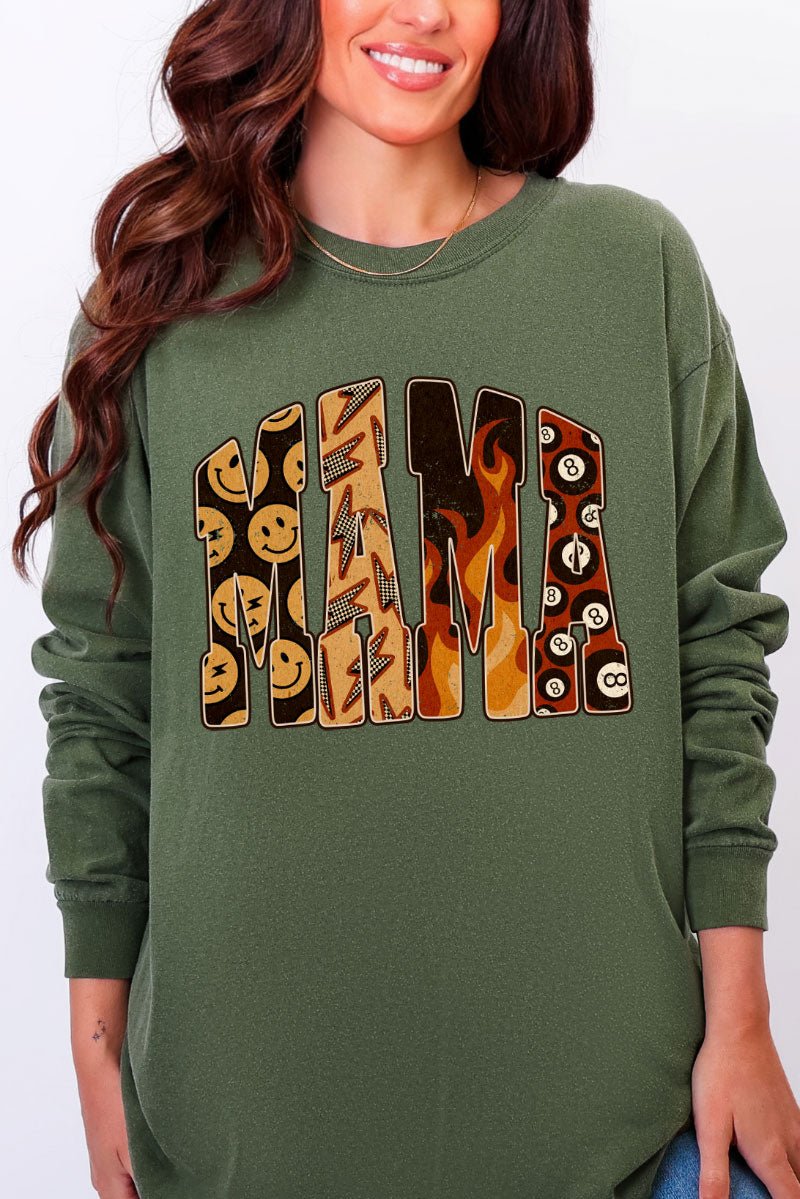 Mama Remix Comfort Colors Heavyweight Long Sleeve T-Shirt - Wholesale Accessory Market
