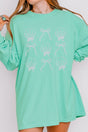 Bows And Shells Comfort Colors Heavyweight Long Sleeve T-Shirt - Wholesale Accessory Market