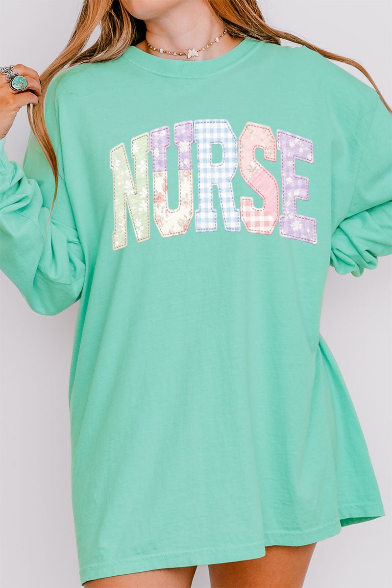 Soft Stitch Nurse Comfort Colors Heavyweight Long T-Shirt - Wholesale Accessory Market