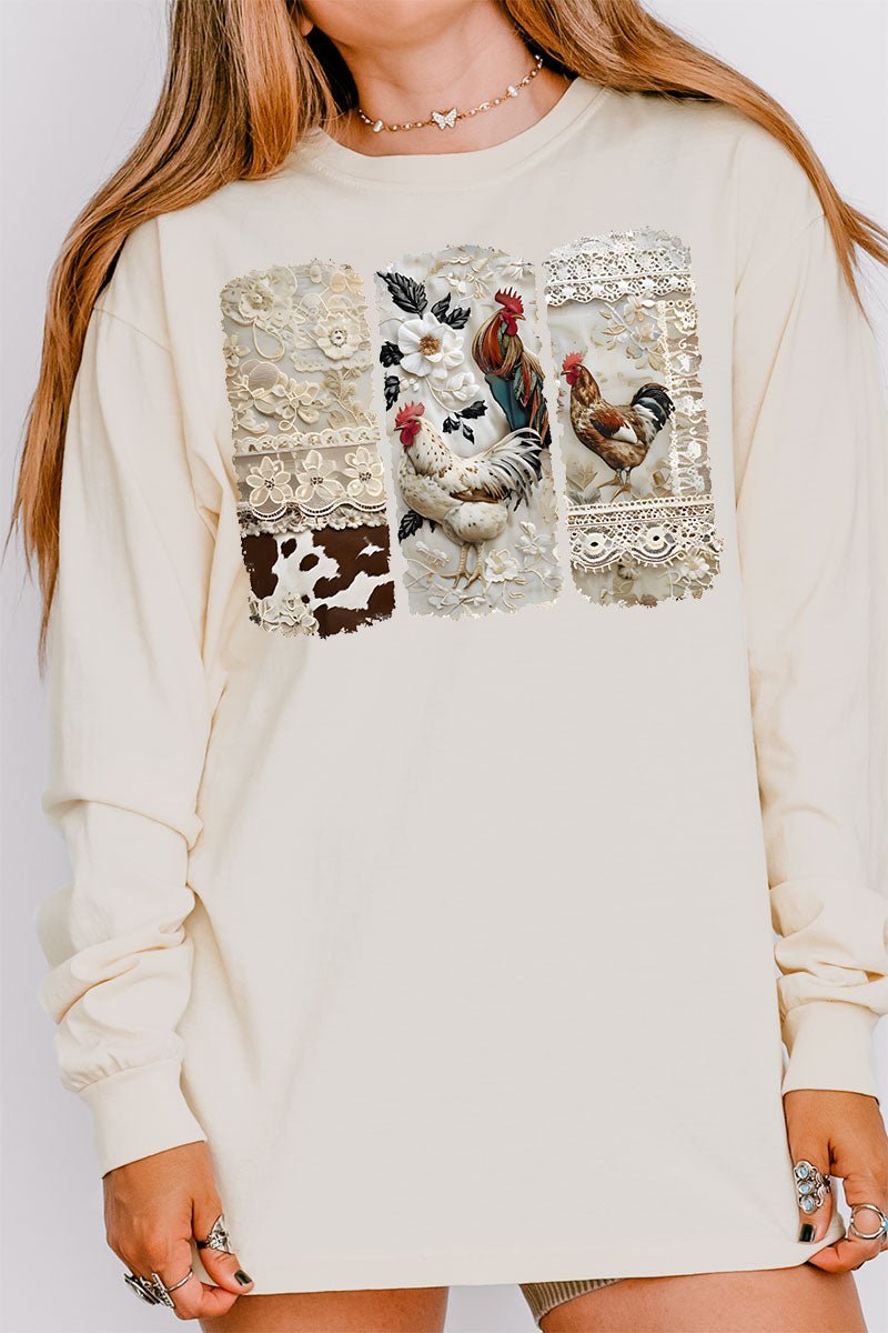 Chic 'n Lace Comfort Colors Heavyweight Long Sleeve T-Shirt - Wholesale Accessory Market
