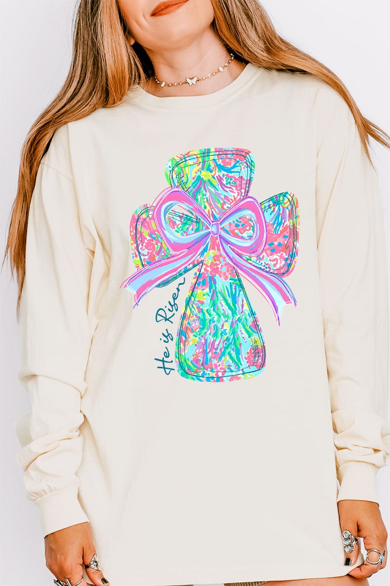 Faith & Frills Comfort Colors Heavyweight Long Sleeve T-Shirt - Wholesale Accessory Market