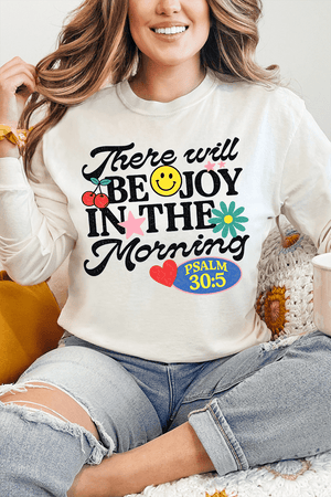 Joy In The Morning Comfort Colors Heavyweight Long T-Shirt - Wholesale Accessory Market