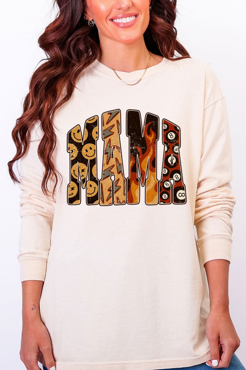 Mama Remix Comfort Colors Heavyweight Long Sleeve T-Shirt - Wholesale Accessory Market