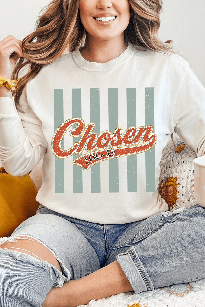 Team Chosen Comfort Colors Heavyweight Long T-Shirt - Wholesale Accessory Market