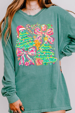Sugarplum Magic Comfort Colors Heavyweight Long Sleeve T-Shirt - Wholesale Accessory Market
