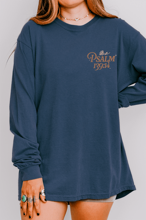 Wonderfully Made Front & Back Design Comfort Colors Heavyweight Long T-Shirt - Wholesale Accessory Market