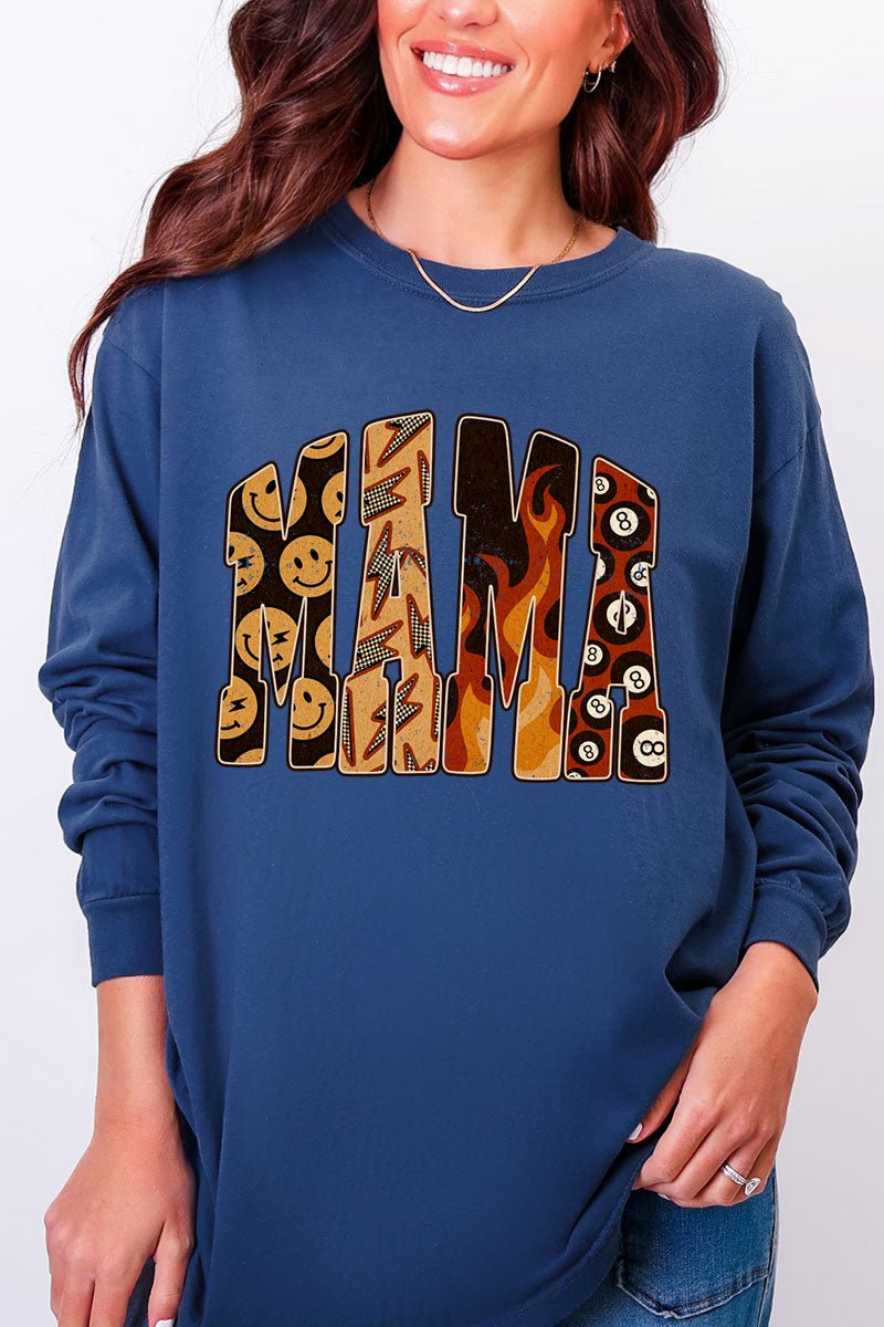 Mama Remix Comfort Colors Heavyweight Long Sleeve T-Shirt - Wholesale Accessory Market