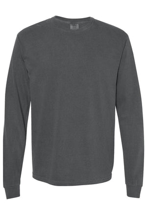 He Never Leaves Front & Back Design Comfort Colors Heavyweight Long T-Shirt - Wholesale Accessory Market