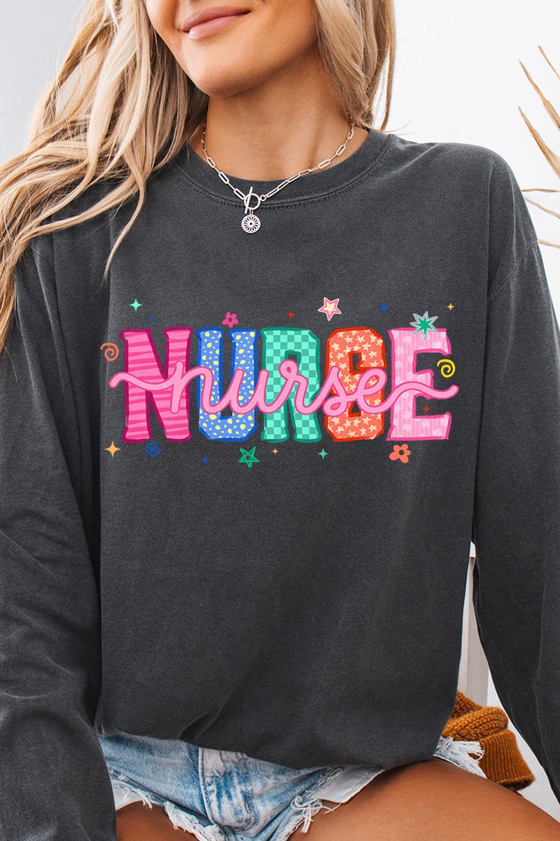 Nurse Energy Comfort Colors Heavyweight Long T-Shirt - Wholesale Accessory Market