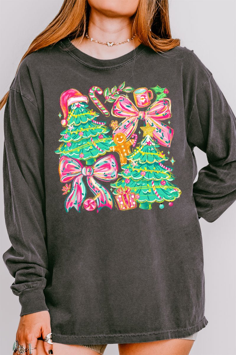 Sugarplum Magic Comfort Colors Heavyweight Long Sleeve T-Shirt - Wholesale Accessory Market