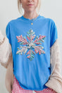 The Painted Snowflake Comfort Colors Heavyweight Long Sleeve T-Shirt - Wholesale Accessory Market