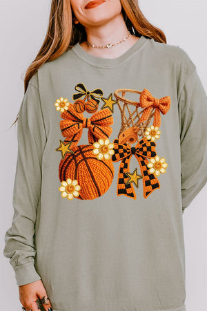 Faux Yarn Shoot For The Hoop Comfort Colors Long Sleeve T-Shirt - Wholesale Accessory Market