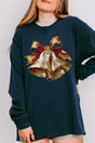 The Painted Christmas Bells Comfort Colors Heavyweight Long Sleeve T-Shirt - Wholesale Accessory Market
