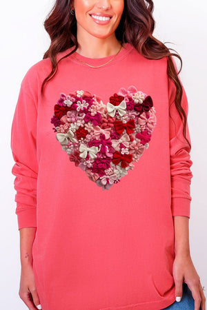 Wrapped With Love Comfort Colors Heavyweight Long Sleeve T-Shirt - Wholesale Accessory Market