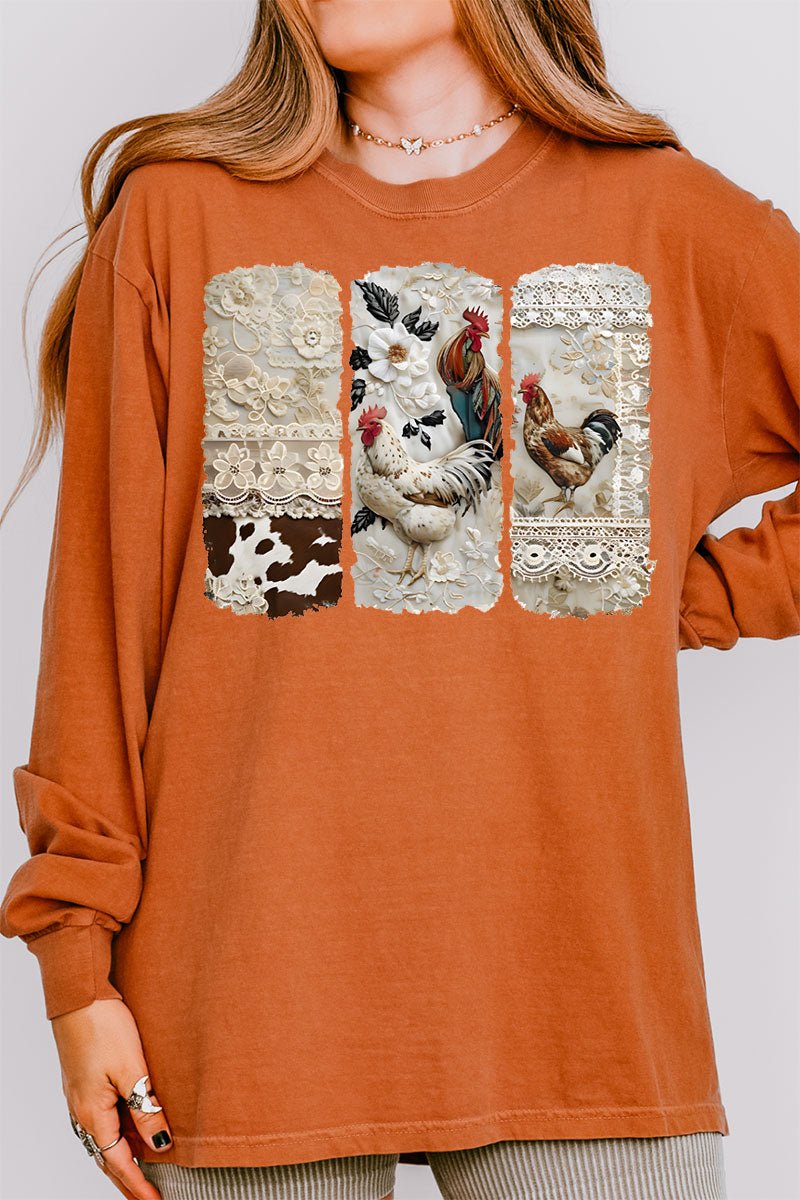 Chic 'n Lace Comfort Colors Heavyweight Long Sleeve T-Shirt - Wholesale Accessory Market