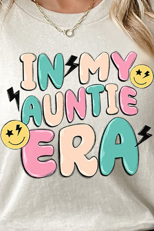 In My Auntie Era Combed Cotton T-Shirt - Wholesale Accessory Market