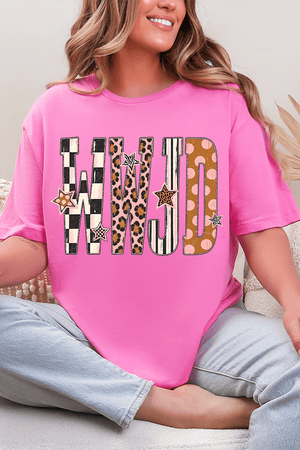 WWJD Pattern Pop Softstyle Adult T-Shirt - Wholesale Accessory Market