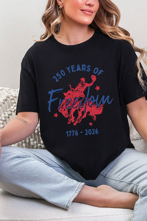 Cowboy 250 Years Of Freedom Softstyle Adult T-Shirt - Wholesale Accessory Market