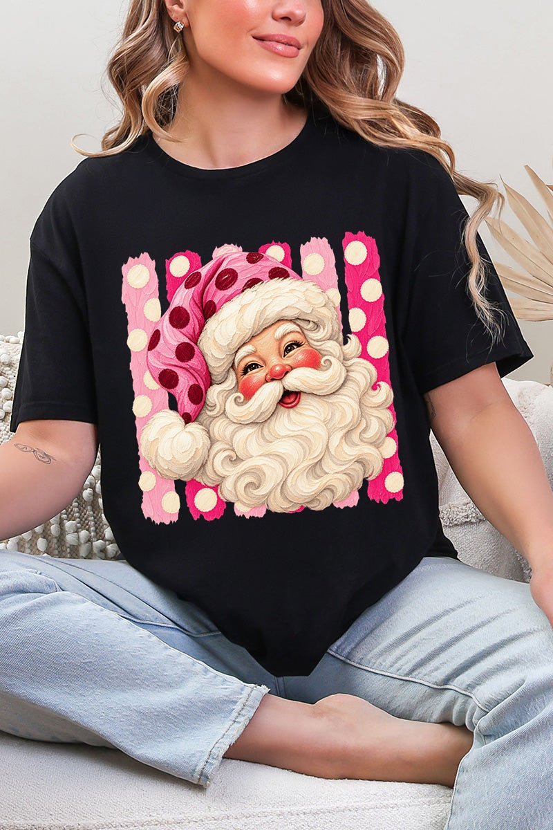 Pink Dot Jolly Santa Softstyle Adult T-Shirt - Wholesale Accessory Market