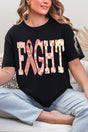 Pink Patterned Fight Softstyle Adult T-Shirt - Wholesale Accessory Market
