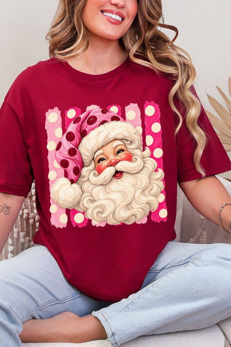 Pink Dot Jolly Santa Softstyle Adult T-Shirt - Wholesale Accessory Market