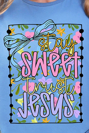 Stay Sweet Trust Jesus Softstyle Adult T-Shirt - Wholesale Accessory Market