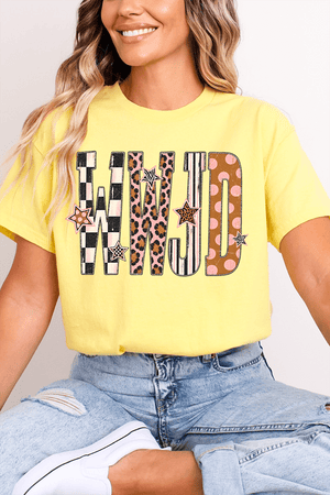 WWJD Pattern Pop Softstyle Adult T-Shirt - Wholesale Accessory Market