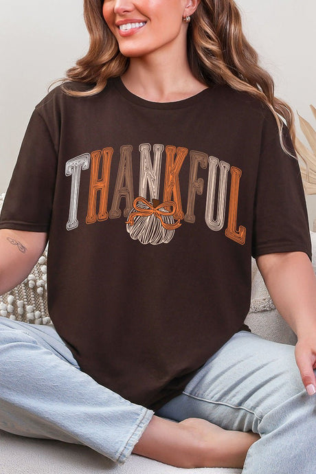 Thankful Sketch Softstyle Adult T-Shirt - Wholesale Accessory Market