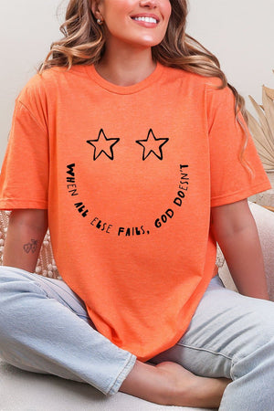 Star Eyes God Never Fails Softstyle Adult T-Shirt - Wholesale Accessory Market