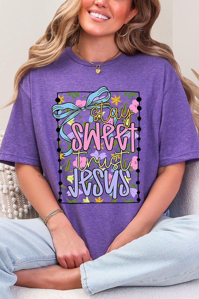 Stay Sweet Trust Jesus Softstyle Adult T-Shirt - Wholesale Accessory Market