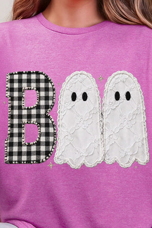 Gingham & Lace Boo Softstyle Adult T-Shirt - Wholesale Accessory Market