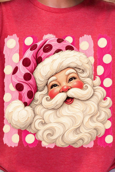Pink Dot Jolly Santa Softstyle Adult T-Shirt - Wholesale Accessory Market