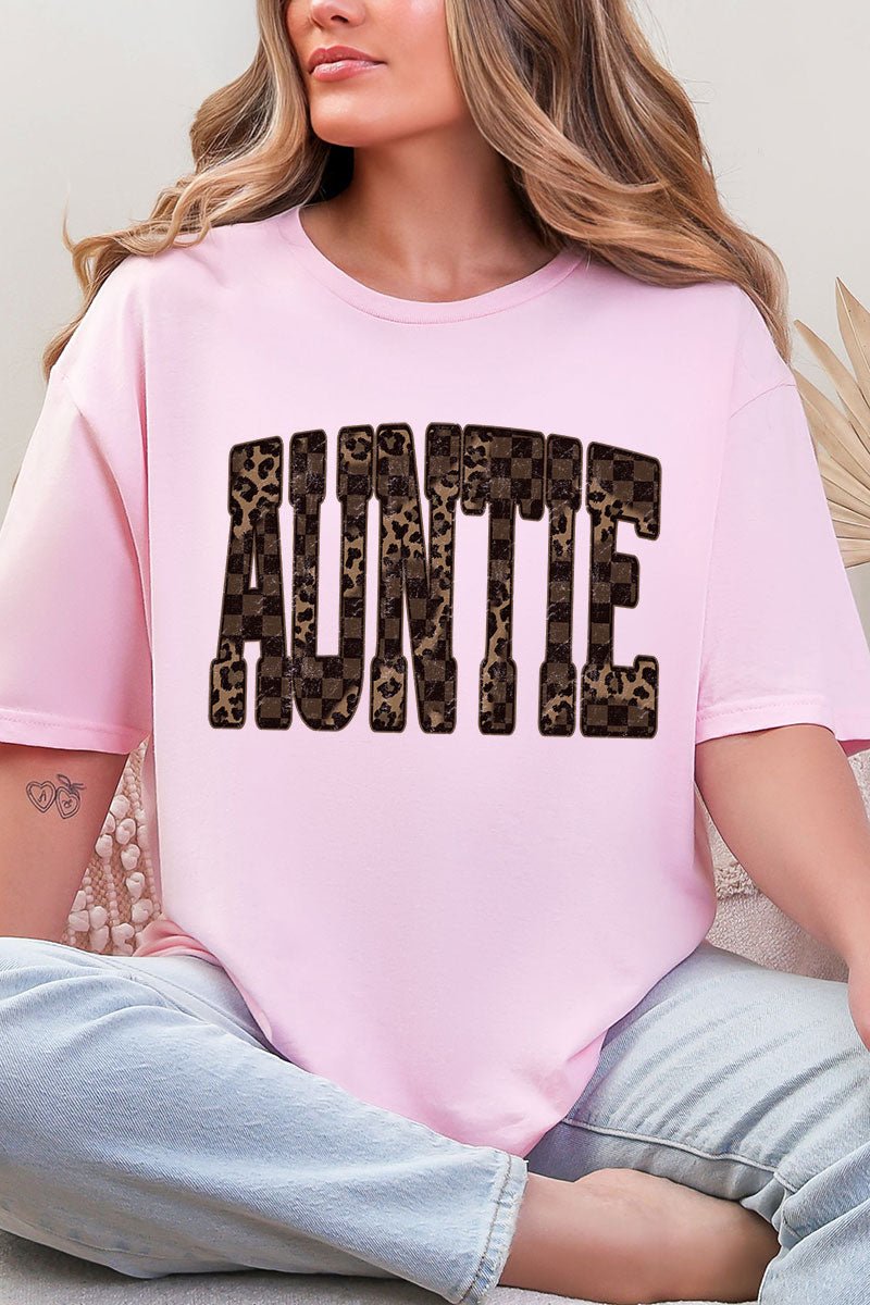 Leopard Luxe Auntie Softstyle Adult T-Shirt - Wholesale Accessory Market