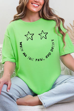 Star Eyes God Never Fails Softstyle Adult T-Shirt - Wholesale Accessory Market