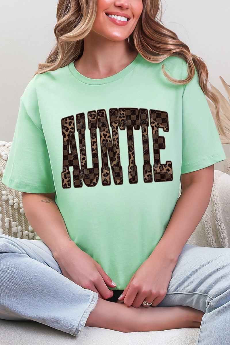Leopard Luxe Auntie Softstyle Adult T-Shirt - Wholesale Accessory Market