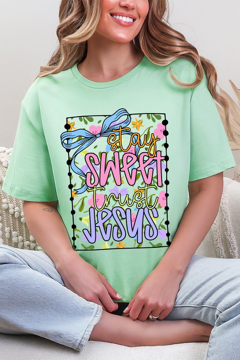 Stay Sweet Trust Jesus Softstyle Adult T-Shirt - Wholesale Accessory Market