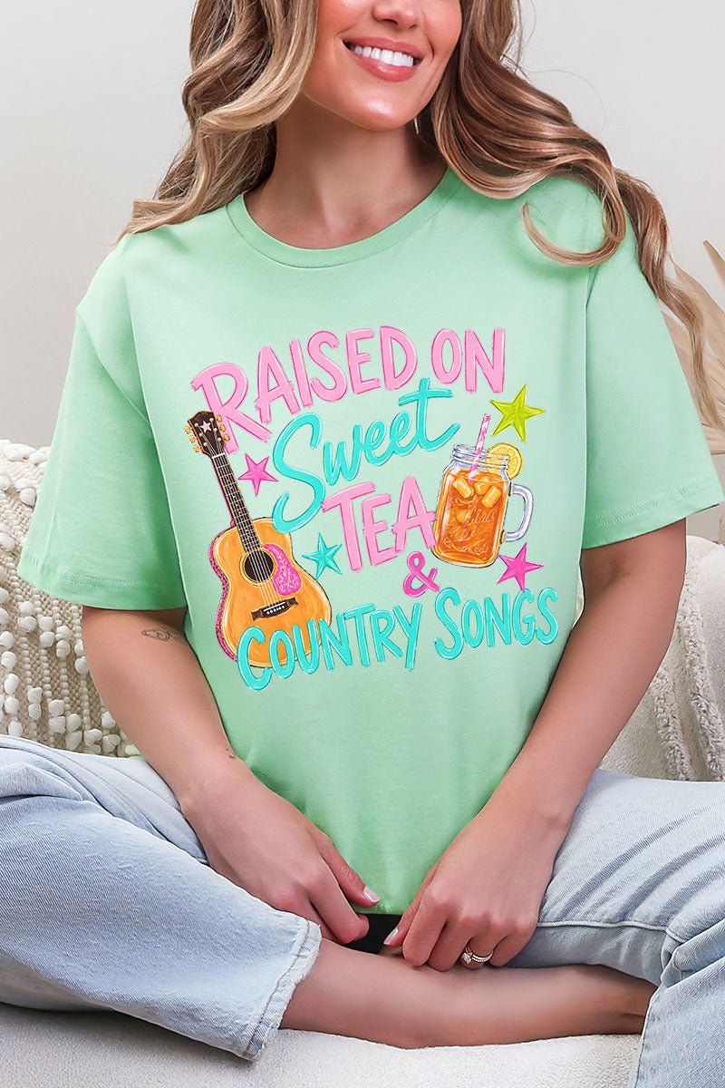 Sweet Tea And Country Music Softstyle Adult T-Shirt - Wholesale Accessory Market